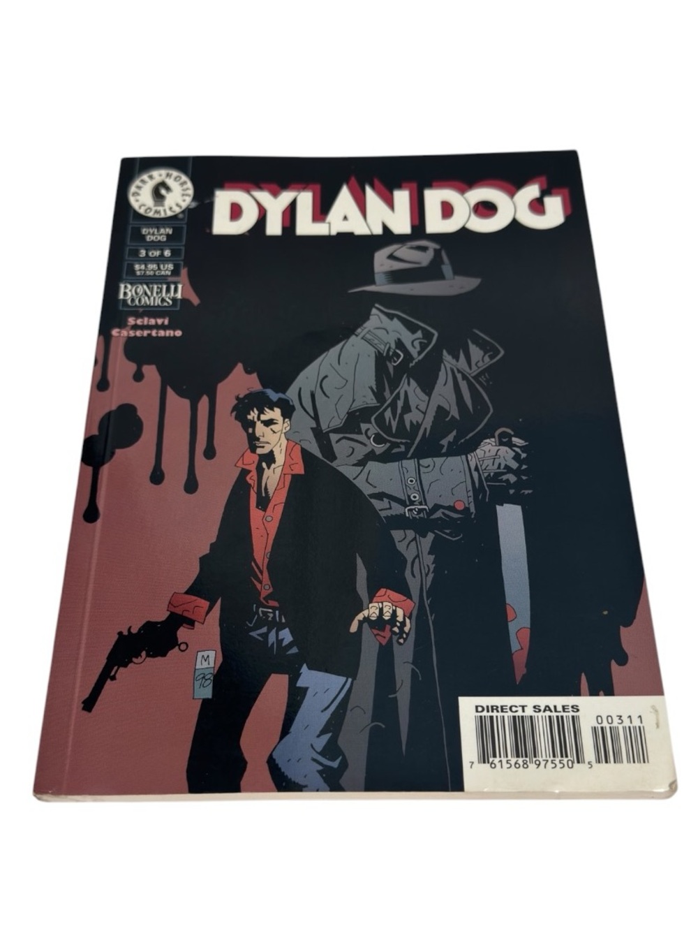 Dylan Dog #3 Dark Horse Comics Bonelli Horror Mystery Comic Book VF Condition